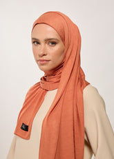 Rabia Z - Jarsey Rust Şal